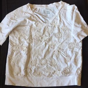 SOLD Saturday Sunday • Floral Embroidered Blouse